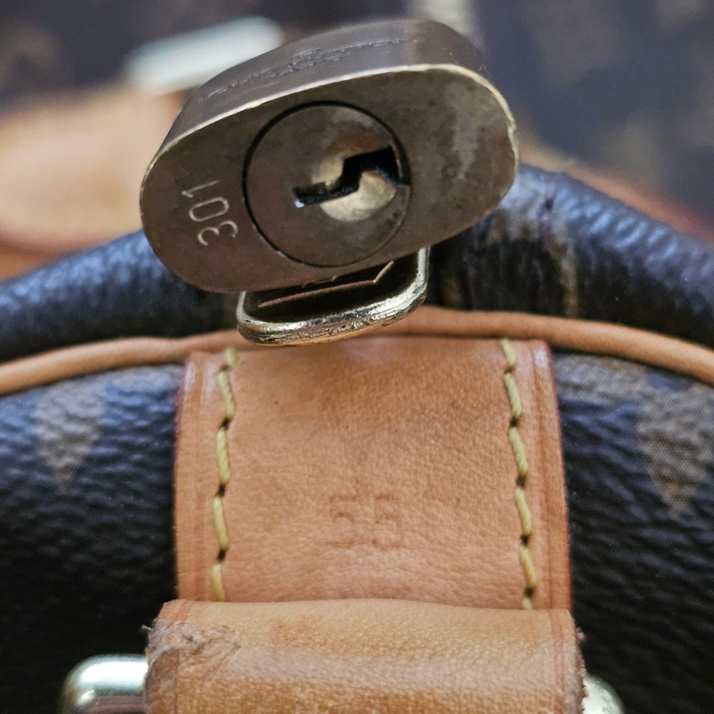 Louis Vuitton Keepall Bandouliere 55 Duffle Travel Bag LV Monogram Canvas - Picture 6 of 9